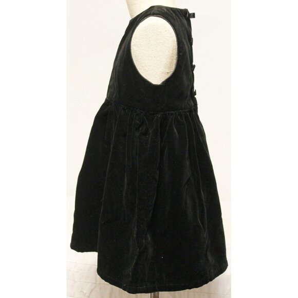 NWT VTG 1998 Baby Gap Dress Black Velvet Girl Toddler Sz 2xL 100% Cotton - Picture 5 of 7